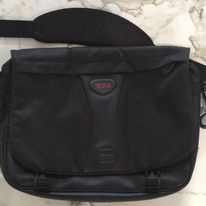TUMI black briefcase